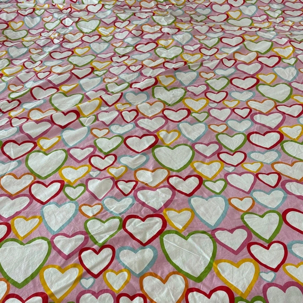 IKEA pink heart print twin duvet